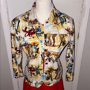 Vintage Women’s Mirror Image size Small button down shacket